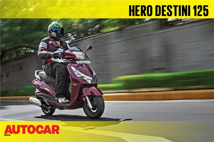 2018 Hero Destini 125 first ride video review
